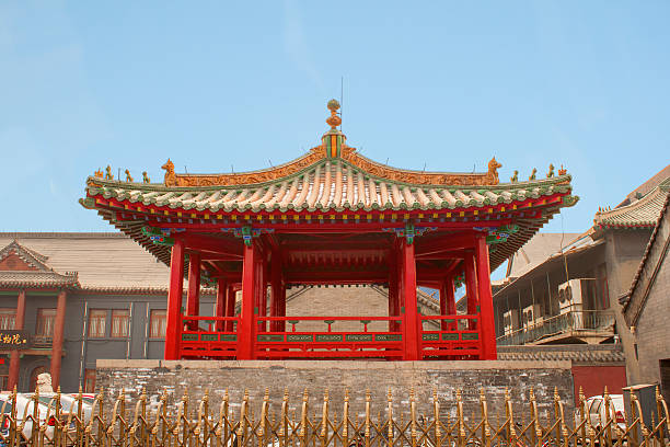 shenyang imperial palace verbotene stadt in peking, china - ming china forbidden city emperor stock-fotos und bilder