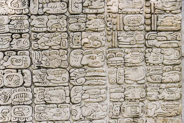 Photo of Mayan hieroglyphics -XXXL