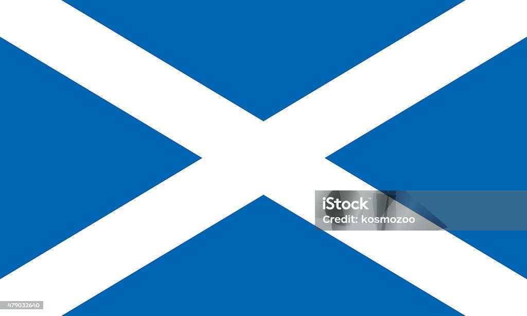 Flag Scotland Scottish Flag stock vector