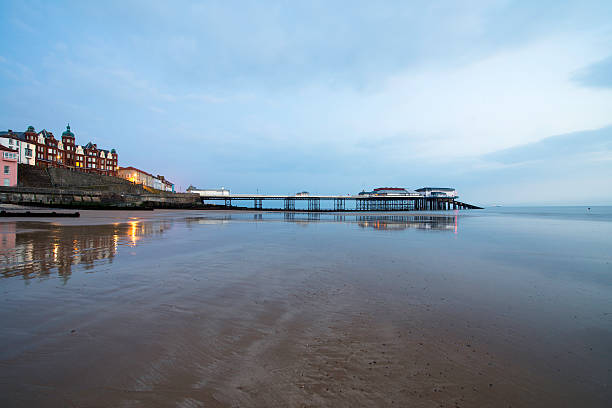 Cloudy sunrise over Cromer Pier, Norkfold, England