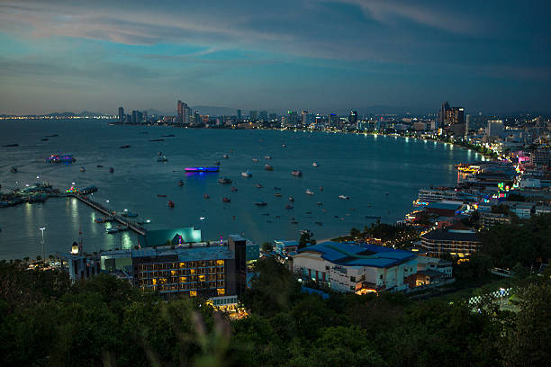 istock Bay of Pattaya at night 479036526