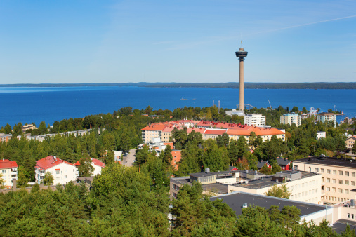 View of Tampere from Pyynikki tower