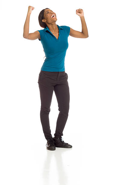 istock Model happy successful arms in the air 479043552