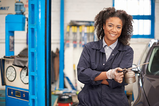 istock female garage mechanic portrait 479043622