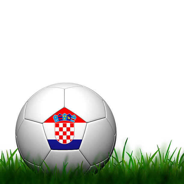 istock 3D Football Croatia Flag Patter 479054343
