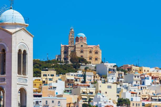 istock Ermoupolis at Syros island in Greece 479054599