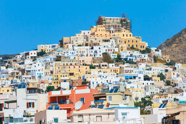 istock Ermoupolis at Syros island in Greece 479055085