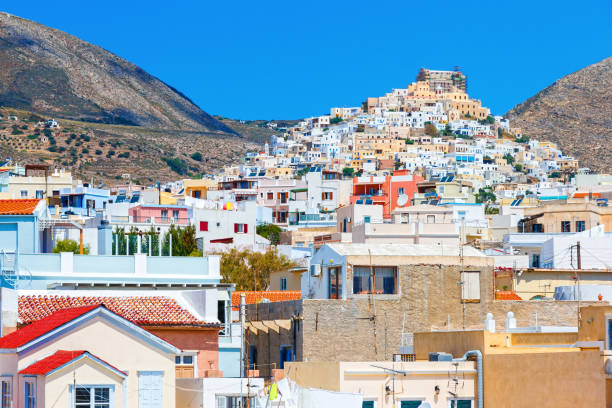 istock Ermoupolis at Syros island in Greece 479055095
