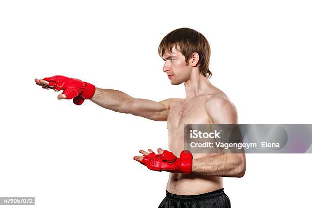 Fighter Kung Fu Strike Directly Stock Photo - Download Image Now - 2015, Activity, Adult