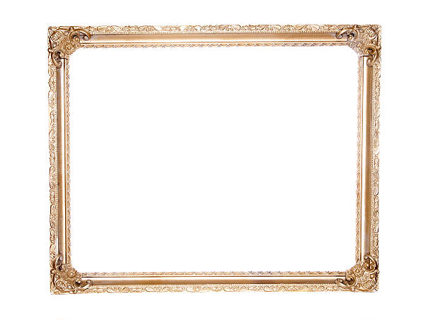 istock Ornate antique gold gilt frame 479060967