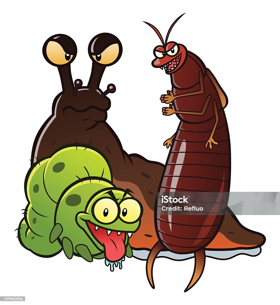 Garden Pests Stock Illustration - Download Image Now - Cartoon, Earwig,  2015 - iStock