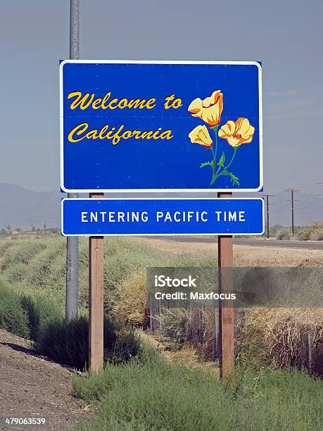 애니조나 팻말 캘리포니아에 대한 스톡 사진 및 기타 이미지 - 캘리포니아, 환영 표지판, 도로 표지판