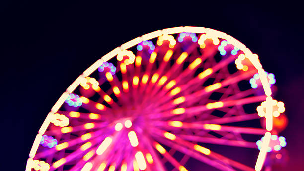 istock Ferris Wheel at Night - motion blur 479064230