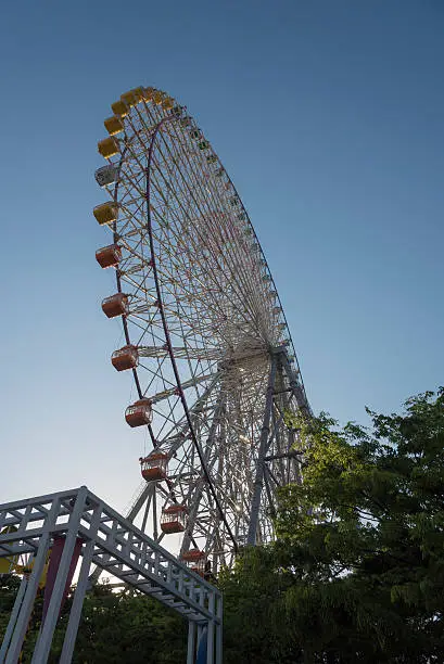 Photo of Ferris Wheel near Tempozan Harbor village - Japan
