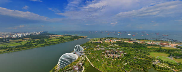 istock Gardens by the Bay Panoramic - Singapore 479077082
