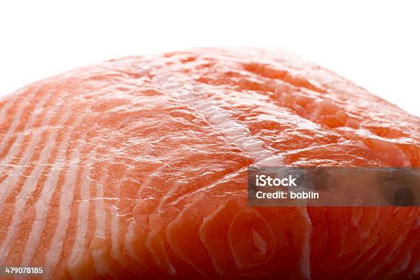 Tessuto Di Salmone - Fotografie stock e altre immagini di Alimentazione sana - Alimentazione sana, Carne, Carne marmorizzata