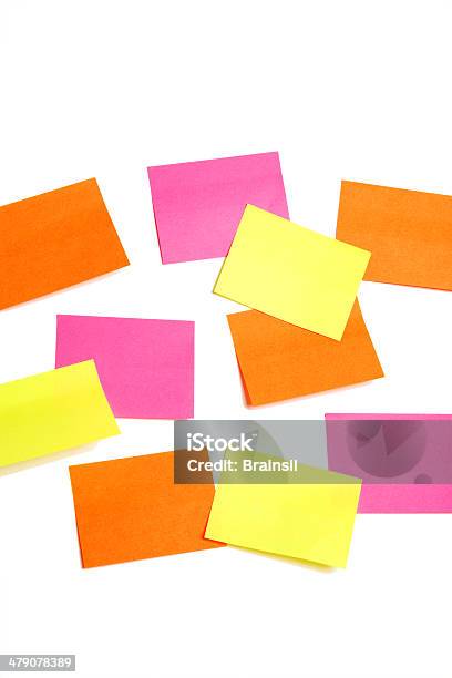 Sticky Notes - Fotografias de stock e mais imagens de Amarelo - Amarelo, Arte, Arte e Artesanato - Arte visual