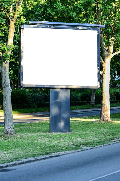 istock Empty billboard in beautiful landscape next to the road 479088201