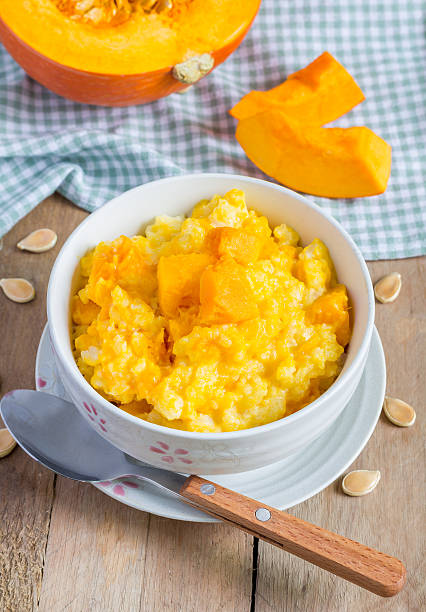 istock Pumpkin porridge with rice and milk 479089008