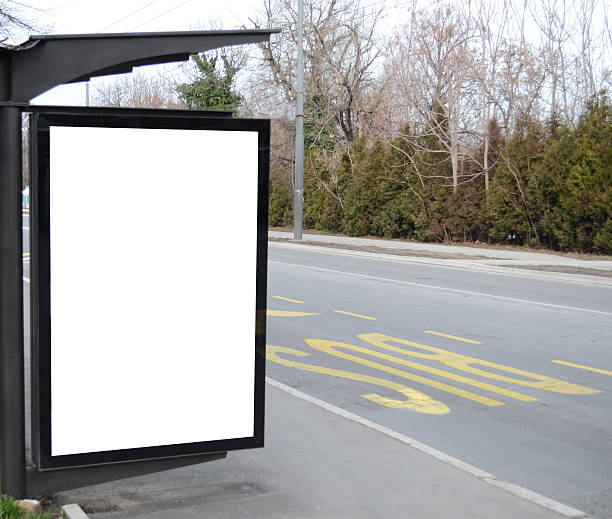 istock Blank billboard at the bus stop 479089917