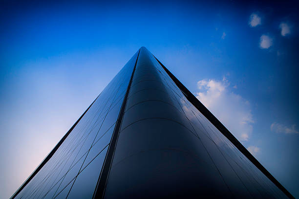 Modern Office Arquitecture Building 2 Modern office building image created 21st century blue architecture wide angle lens stock pictures, royalty-free photos & images