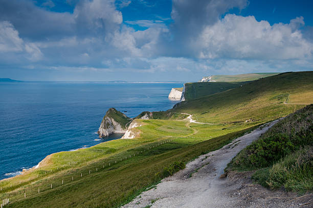 istock White cliffs in Jurassic Coast beach in Dorset, UK 479095714