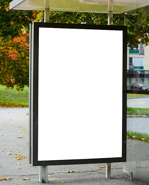 istock Blank billboard on city bus station 479097811