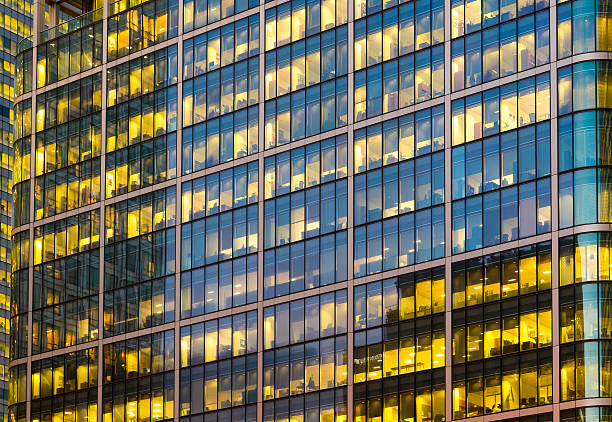 istock Office building background in Canary Wharf, London 479097862