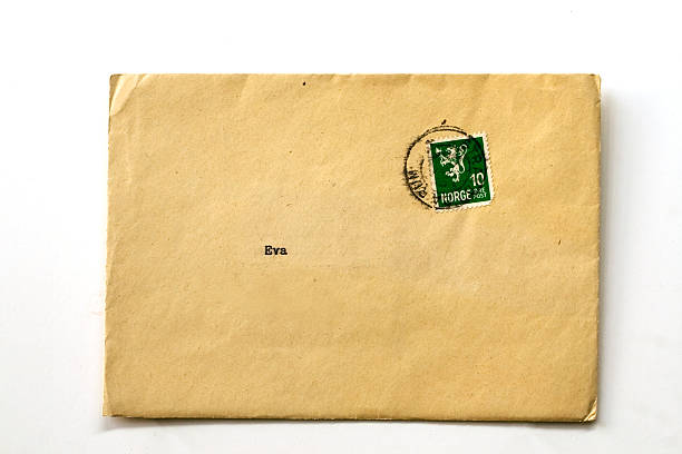 istock Vintage Norwegian letters with stamps. 479097875