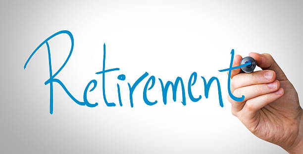 istock Retirement written on the Wipe board 479101136