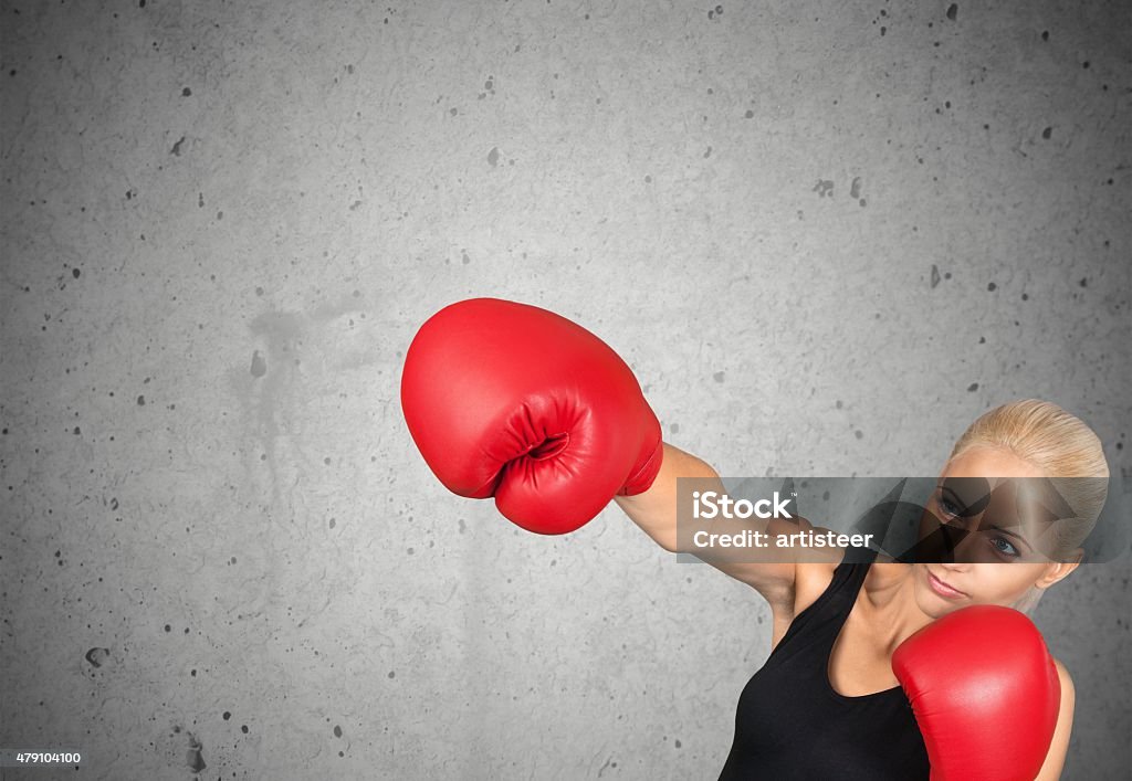 Boxing, Women, Kickboxing Boxing, Women, Kickboxing. 2015 Stock Photo