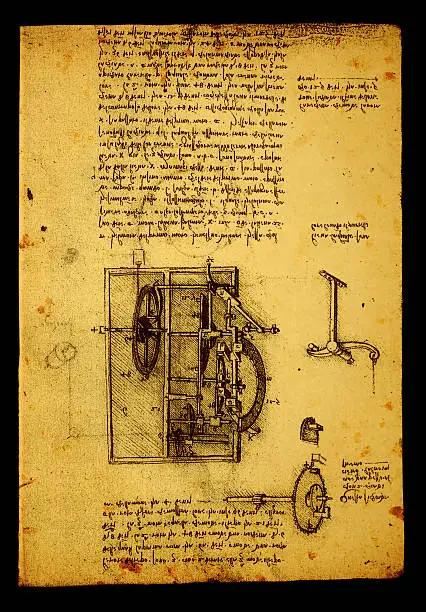 Photo of Old Engineering Drawing