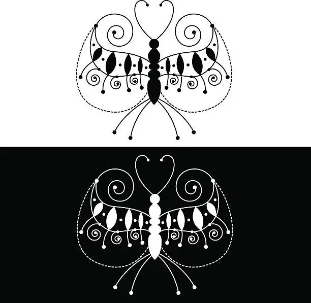 Vector illustration of Butterfly 27