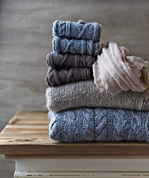 istock Still Life with Wool Sweaters and Leg Warmers 479108963