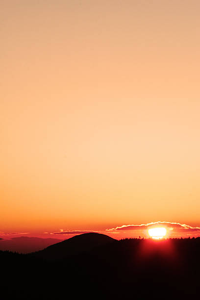 Mountain Sunset stock photo