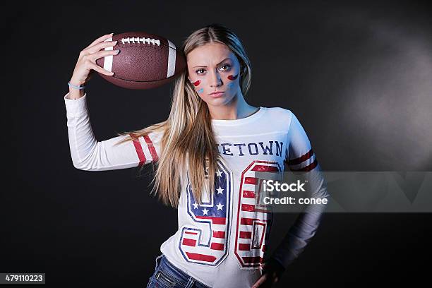 Schöne American Footballfan Stockfoto und mehr Bilder von Amerikanischer Football - Amerikanischer Football, Fan, Fotografie