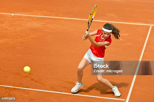Photo libre de droit de Revers De Tennis banque d'images et plus d'images libres de droit de Activité - Activité, Adolescent, Adulte