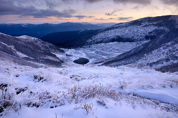 istock Winter mountain landscape in twilight 479113111