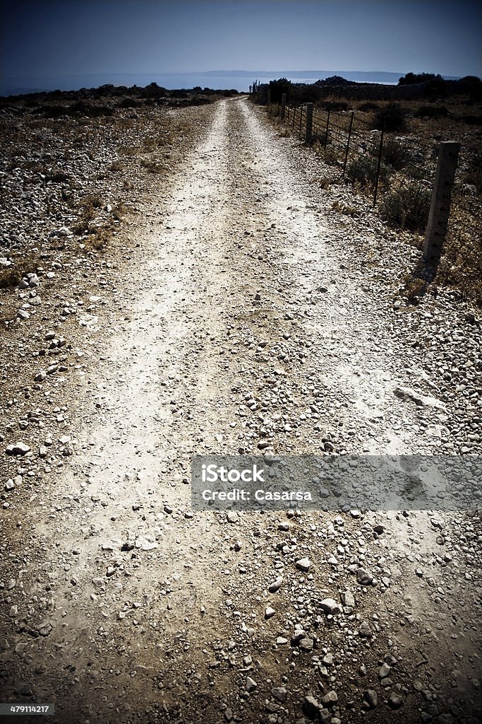 Ghiaia strada - Foto stock royalty-free di Bellezza naturale