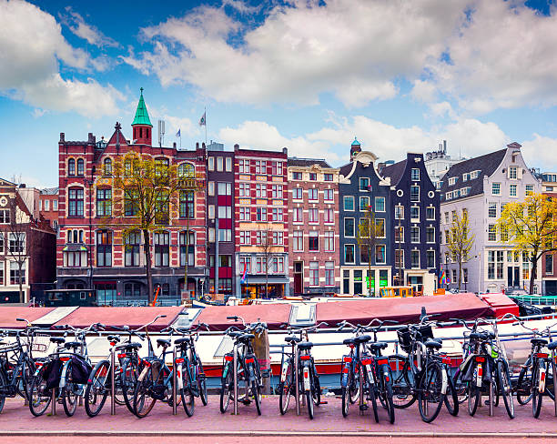 istock Colorful spring morning in the Amsterdam. 479114662