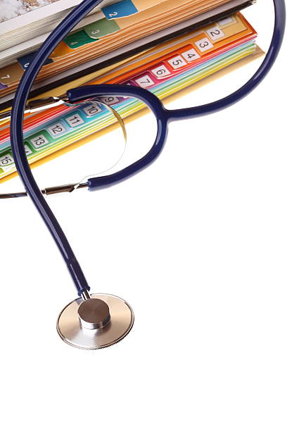 istock books and stethoscope isolated 479121231