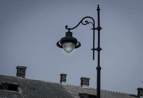 retro street lamp
