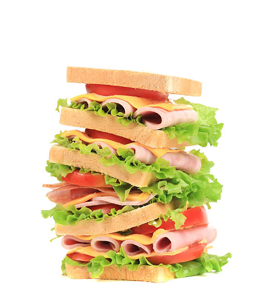 istock Big tasty sandwich with ham. 479126953