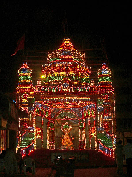 istock Lighting Decoration during Ganesh Ganpati Festival 479127847