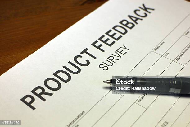 Product Feedback Survey Stock Photo - Download Image Now - 2015, Advice, Application Form