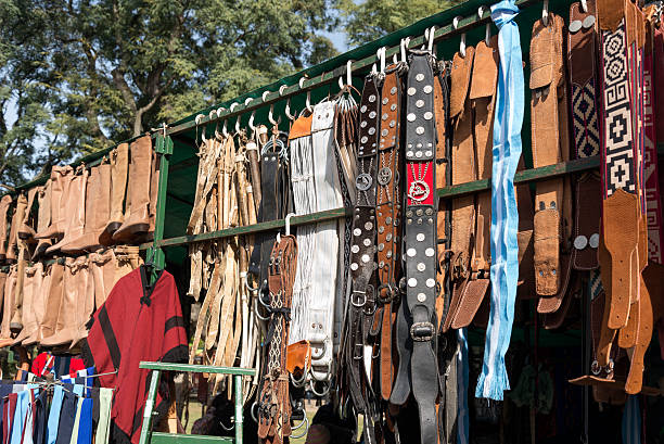 Gaucho Belts and Boots stock photo