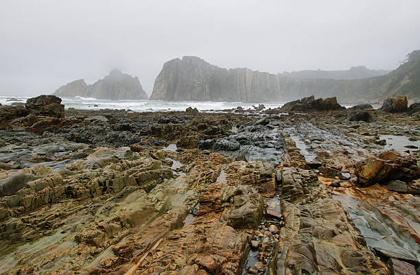 Beautiful beach of Silence, Asturias (Spain).