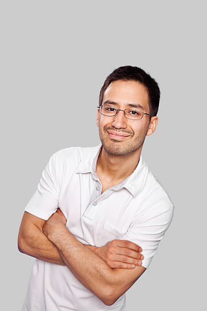 istock Dynamic intellectual man arms crossed 479139343