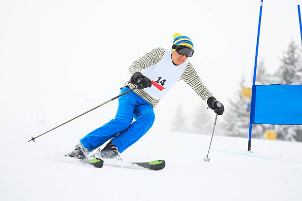 istock Giant slalom race - Snow Skiing 479140593