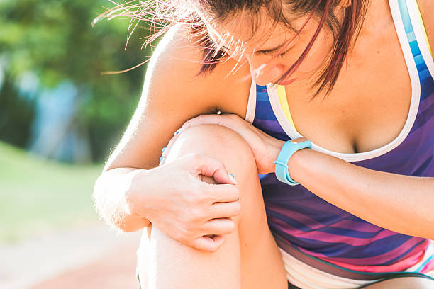 istock Running sport injury - twisted broken 479146894